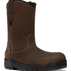 Danner Men's Caliper 10" Plain Toe WP Wellington Work Boot -Brown- 19490