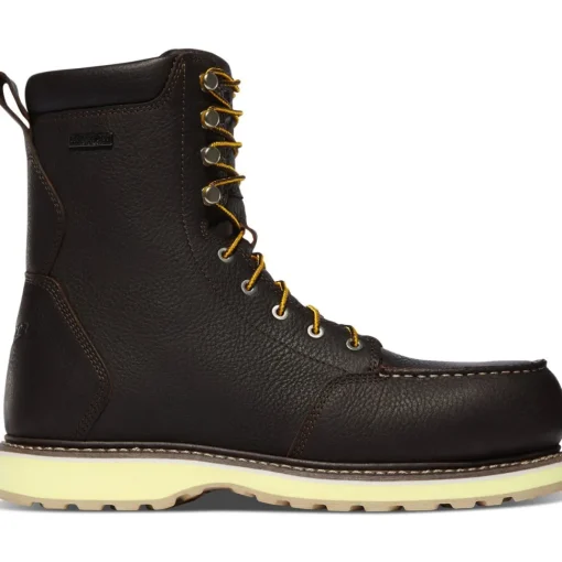 Danner Men's Cedar River 8" AT Waterproof Slip Resist Work Boot -Brown- 14306