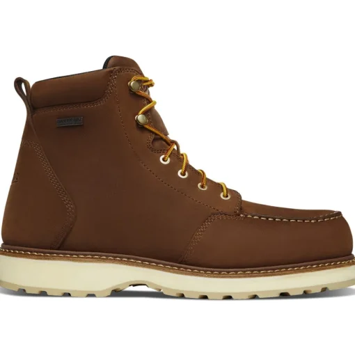 Danner Men's Cedar River 6" WP Alumi Moc Toe Work Boot - Brown - 14301