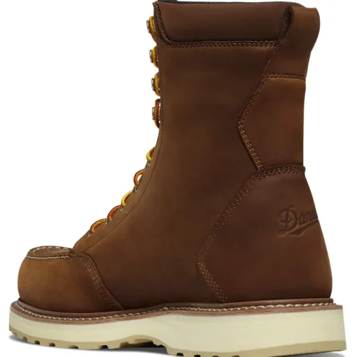 Danner Men's Cedar River 8" WP Alumi Moc Toe Work Boot -Brown- 14303