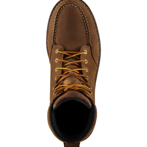Danner Men's Cedar River 6" WP Alumi Moc Toe Work Boot - Brown - 14301