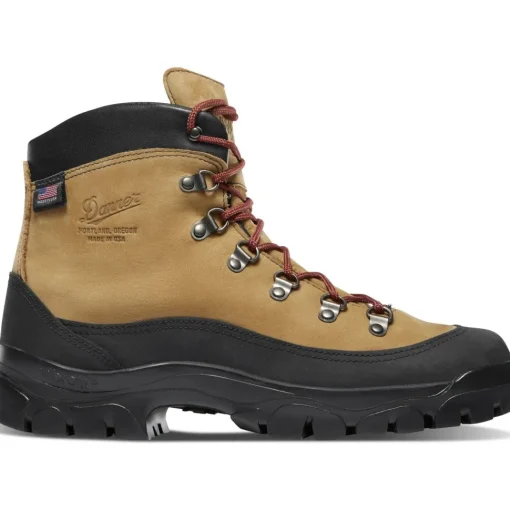 Danner Men's Crater Rim 6" WP USA Made Hiking Boot - Brown - 37440