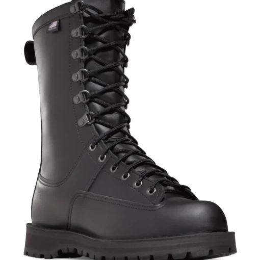 Danner Men's Fort Lewis USA Made 10" Ins WP Duty Boot - Black - 69110