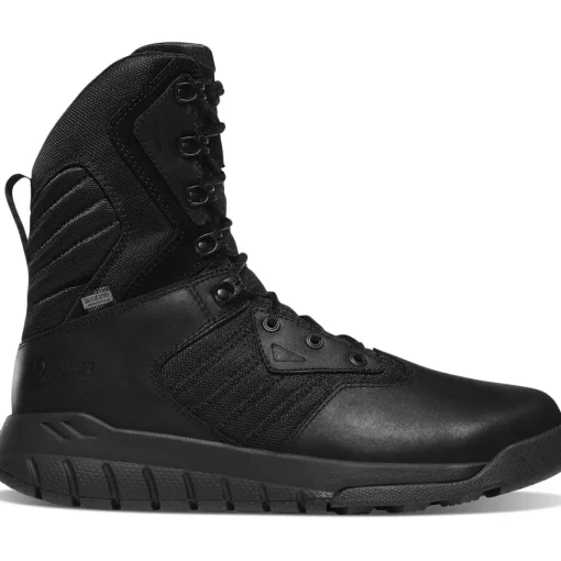 Danner Men's Instinct Tactical 8" WP Side Zip Ins Work Boot- Black - 25331