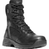 Danner Men's Kinetic 8" Side Zip Waterproof Duty Boot - Black - 28012