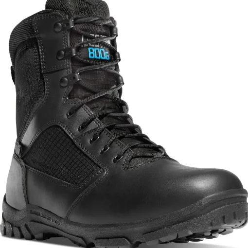 Danner Men's Lookout 8" Insulated Waterproof Duty Boot - Black - 23827