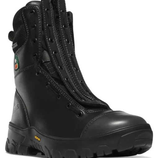 Danner Men's Modern Firefighter 8" CT Waterproof Duty Boot -Black- 18051