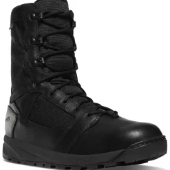 Danner Men's Resurgent Tactical 8" Plain Toe WP Boot -Black- 50111