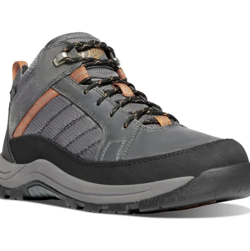 Danner Men's Riverside 4.5" Soft Toe WP Hiking Work Boot- Gray - 15341