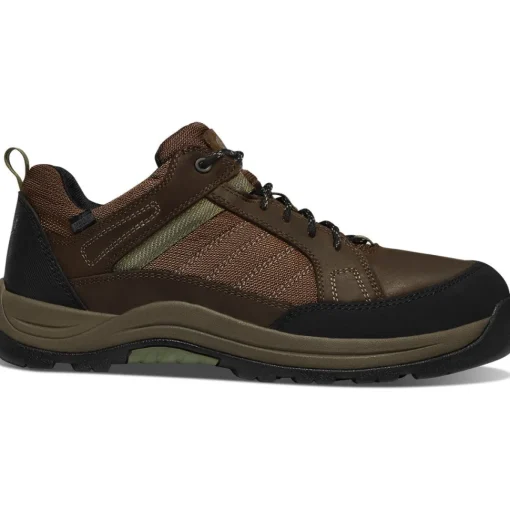 Danner Men's Riverside 3" WP Plain Toe Slip Resist Work Boot -Brown- 15343