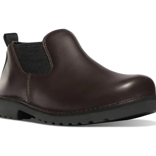 Danner Men's Romeo 3" Plain Toe Slip Resist Work Shoe -Brown- 44030