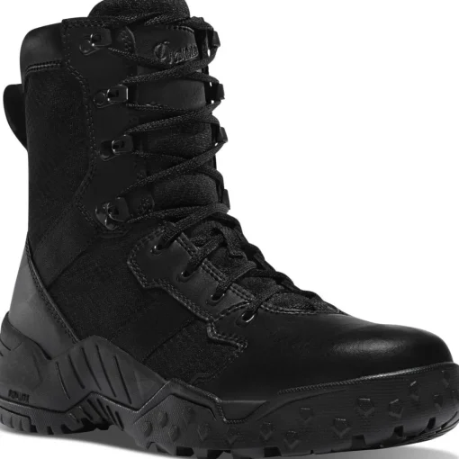 Danner Men's Scorch 8" Side Zip Duty Boot -Black- 25732