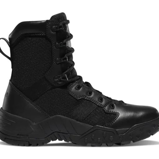 Danner Men's Scorch 8" Side Zip Duty Boot -Black- 25732
