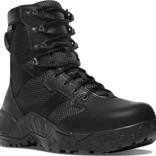 Danner Men's Scorch 8" Waterproof Side Zip Duty Boot - Black - 25733
