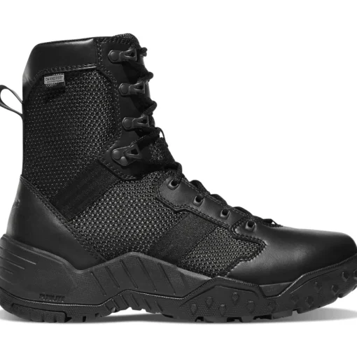 Danner Men's Scorch 8" Waterproof Side Zip Duty Boot - Black - 25733