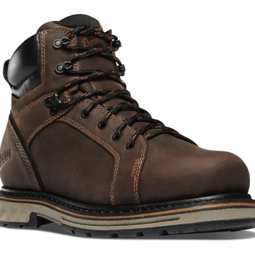 Danner Men's Steel Yard 6" PT Waterproof Work Boot -Brown- 12536