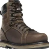 Danner Men's Steel Yard 8" Steel Toe Insulated WP Work Boot Brown 12535