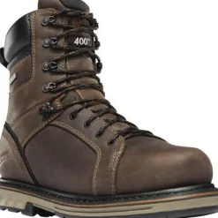 Danner Men's Steel Yard 8" Steel Toe Insulated WP Work Boot Brown 12535