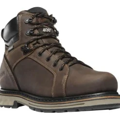 Danner Men's Steel Yard 6" Steel Toe WP Work Boot - Brown - 12531
