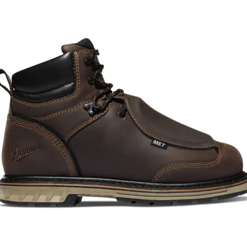 Danner Men's Steel Yard 6" Steel Toe Metguard Work Boot Brown - 12532