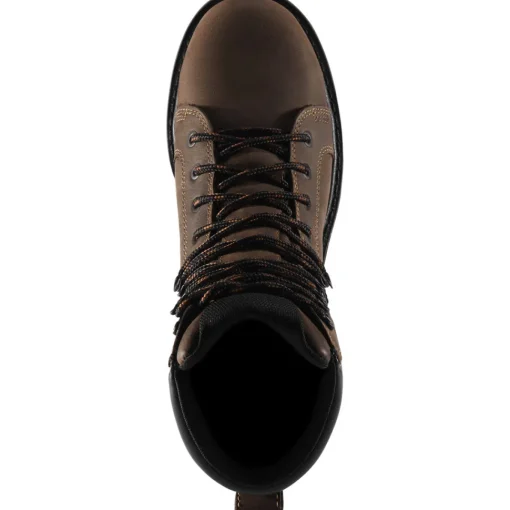 Danner Men's Steel Yard 8" Steel Toe WP Work Boot - Brown - 12534