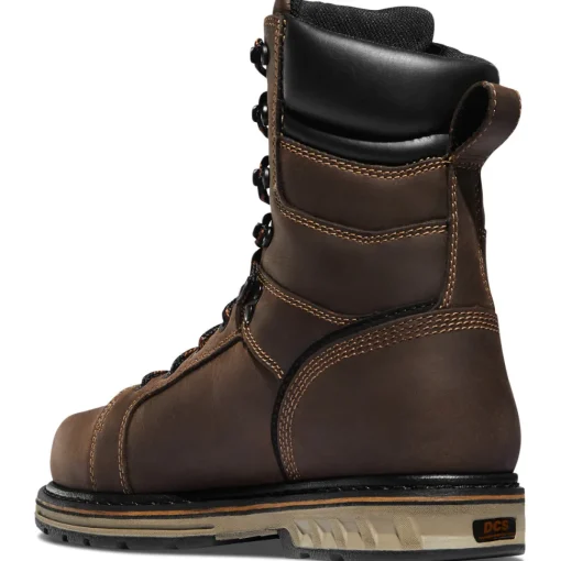 Danner Men's Steel Yard 8" Steel Toe Insulated WP Work Boot Brown 12535