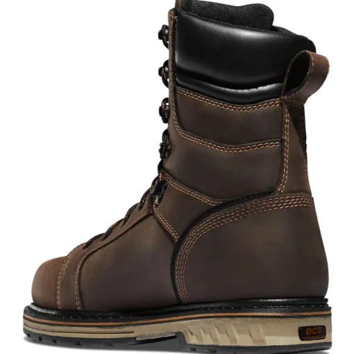 Danner Men's Steel Yard 8" Steel Toe WP Work Boot - Brown - 12534