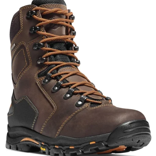Danner Men's Vicious 8" Comp Toe WP Work Boot - Brown - 13868