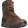 Danner Men's Vicious 8" Comp Toe Insulated WP Work Boot Brown - 13874