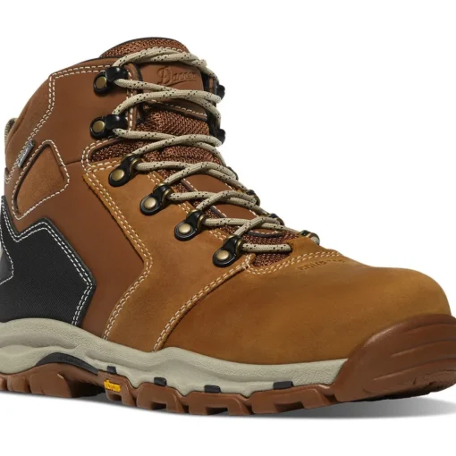 Danner Men's Vicious 4.5" Comp Toe WP Slip Resist Work Boot -Tan- 13886