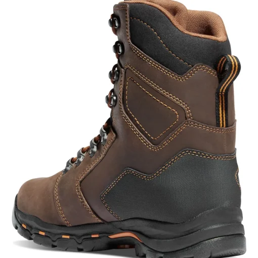 Danner Men's Vicious 8" Comp Toe Insulated WP Work Boot Brown - 13874