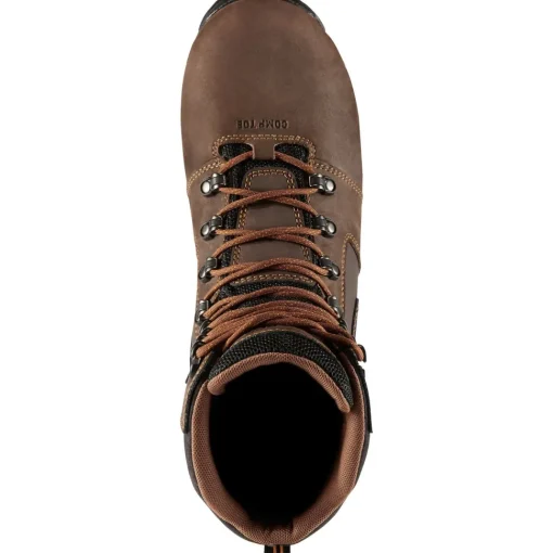 Danner Men's Vicious 8" Comp Toe Insulated WP Work Boot Brown - 13874