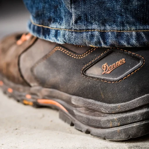Danner Men's Vicious 4.5" Comp Toe WP Work Boot - Brown - 13860