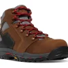 Danner Men's Vicious 4.5" Plain Toe WP Slip Resist Work Boot -Brown- 13881