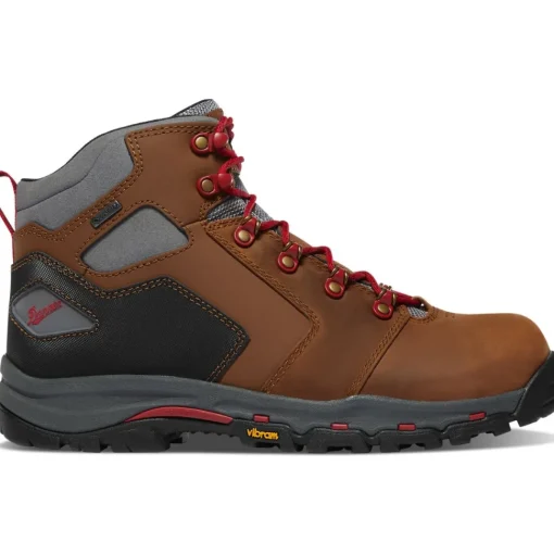 Danner Men's Vicious 4.5" Plain Toe WP Slip Resist Work Boot -Brown- 13881