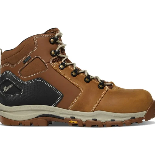 Danner Men's Vicious 4.5" Plain Toe WP Slip Resist Work Boot -Tan- 13885