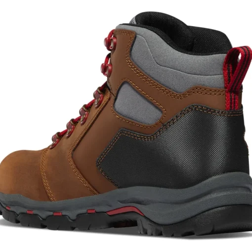 Danner Men's Vicious 4.5" Plain Toe WP Slip Resist Work Boot -Brown- 13881