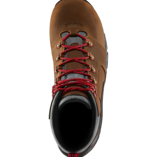 Danner Men's Vicious 4.5" Plain Toe WP Slip Resist Work Boot -Brown- 13881