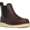 Danner Women Bull Run 5" Plain Toe Slip Resist Work Boot -Brown- 15482