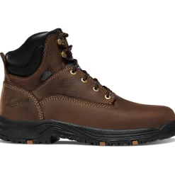 Danner Women Caliper 5" Plain Toe WP Work Boot -Brown- 19460