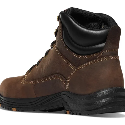 Danner Women Caliper 5" Plain Toe WP Work Boot -Brown- 19460