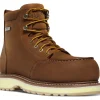 Danner Women's Cedar River 6" Plain Toe WP Work Boot -Brown- 14307