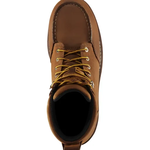 Danner Women's Cedar River 6" Plain Toe WP Work Boot -Brown- 14307