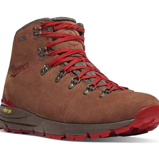 Danner Women's Mountain 600 4.5" WP Hiking Boot - Brown/Red - 62245