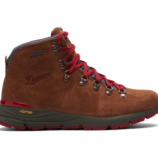Danner Women's Mountain 600 4.5" WP Hiking Boot - Brown/Red - 62245