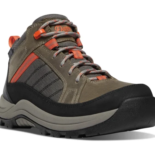 Danner Women's Riverside 5" Steel Toe WP Lace Up Work Boot -Gray- 15347