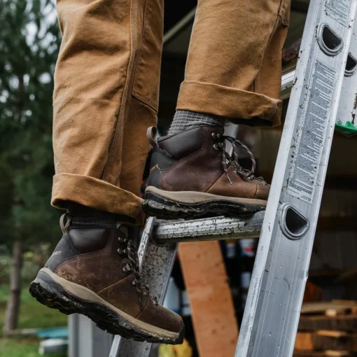 Danner Women's Sandy Ridge 4.5" Plain Toe Waterproof Work Boot -Brown- 11320