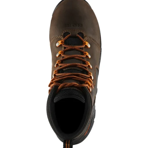 Danner Women's Vicious 4" Comp Toe WP Slip Resist Work Boot -Brown- 13884