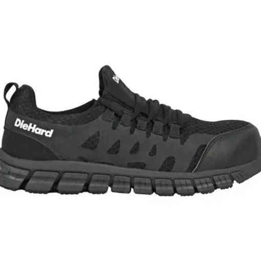 DieHard Men's Bonneville Composite Toe Slip Resist Shoe - Black DH20122