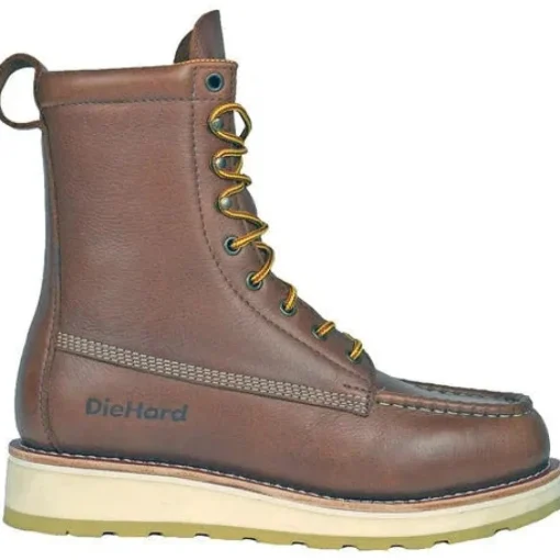 DieHard Men's Malibu 8" Composite Toe Slip Resist Casual Boot - Rust DH80440